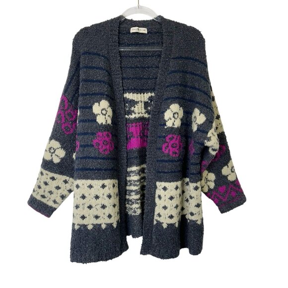 Natural Life Calla Sweater Women’s Size Small Medium Open Front Oversized - Picture 1 of 8